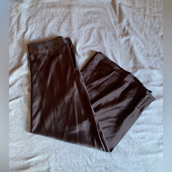 J. McLaughlin Brown Silk Maxi Skirt - Picture 5 of 8
